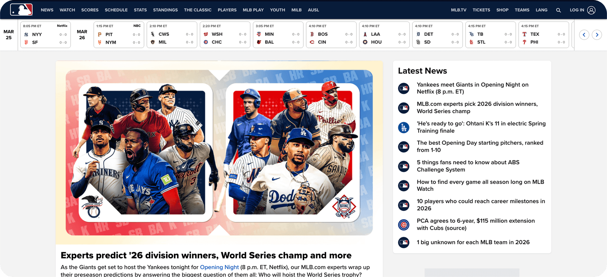image: MLB - Summary